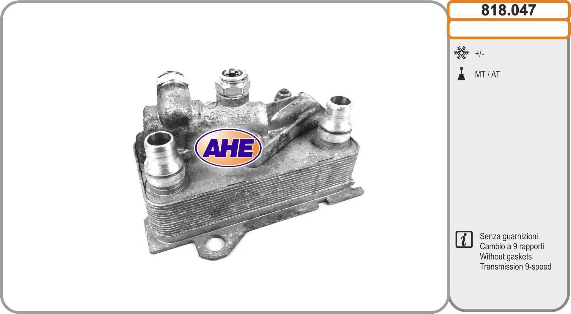 Radiateur d'huile AHE 818.047