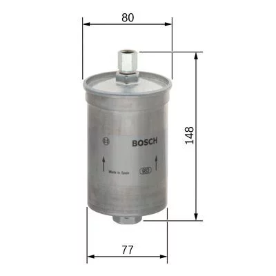 Filtre à carburant BOSCH 0 450 905 203