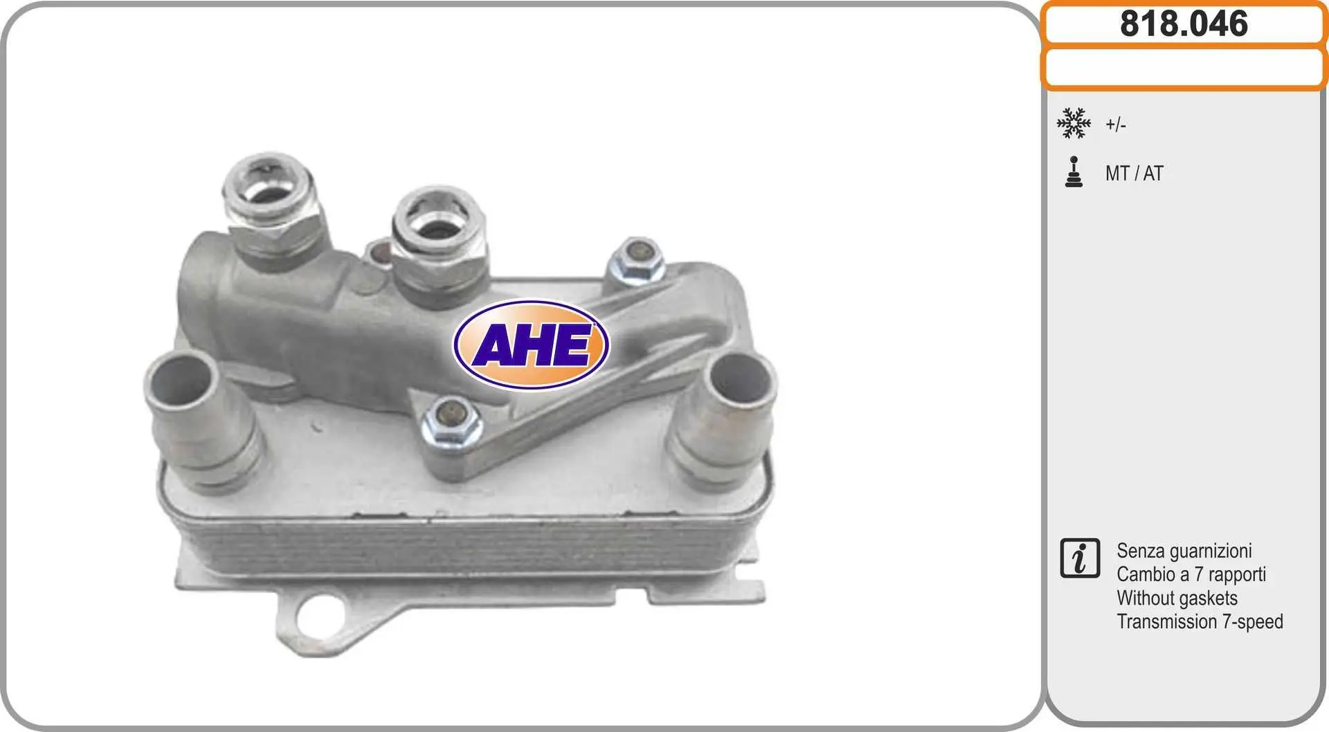 Radiateur d'huile AHE 818.046