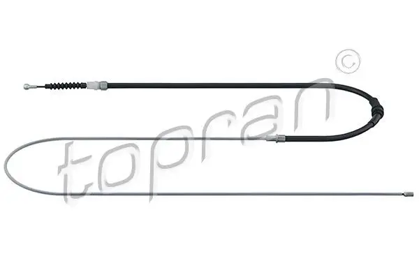 Cable frein à main TOPRAN 114 850