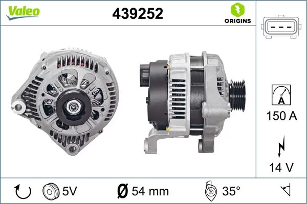 Alternateur VALEO 439252