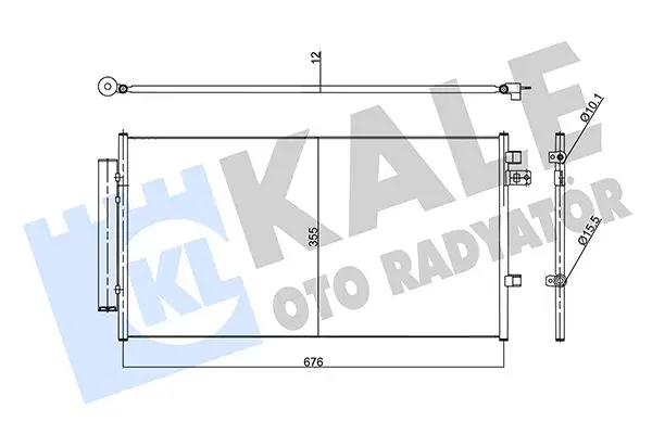 Radiateur climatisation KALE OTO RADYATÖR 357960