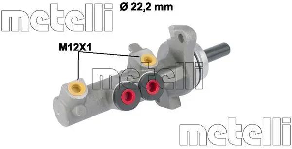 Maître-cylindre de frein METELLI 05-0833
