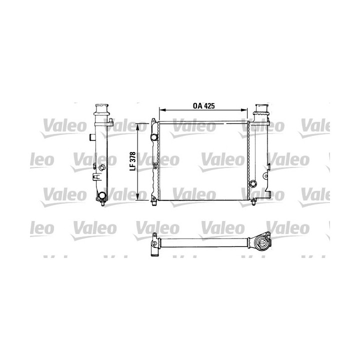 Radiateur, refroidissement du moteur VALEO 883774