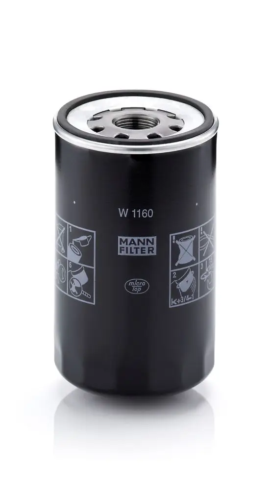 Filtre à huile MANN-FILTER W 1160