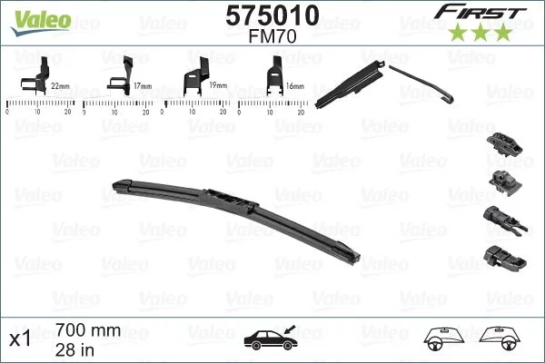 Balai d'essuie-glace VALEO 575010
