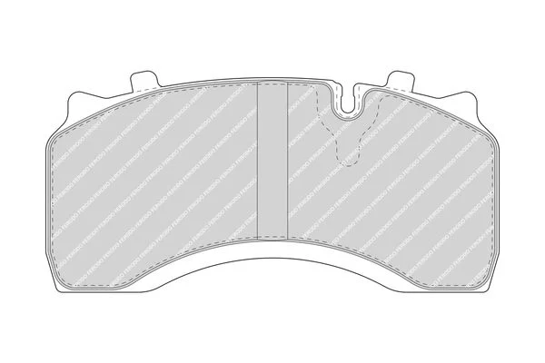 Kit de plaquettes de frein FERODO FCV1389