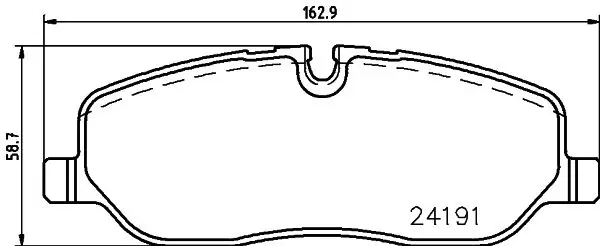 Kit de plaquettes de frein HELLA 8DB 355 011-971