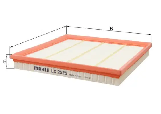 Filtre à air MAHLE ORIGINAL LX 2525