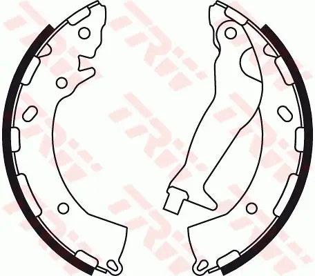 Jeu de mâchoires de frein TRW GS8785
