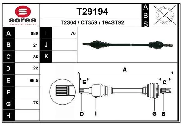 Cardan EAI T29194