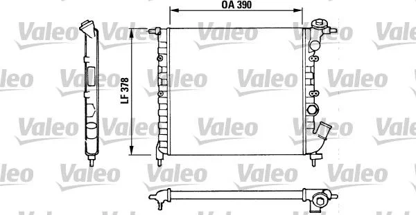 Radiateur, refroidissement du moteur VALEO 816655