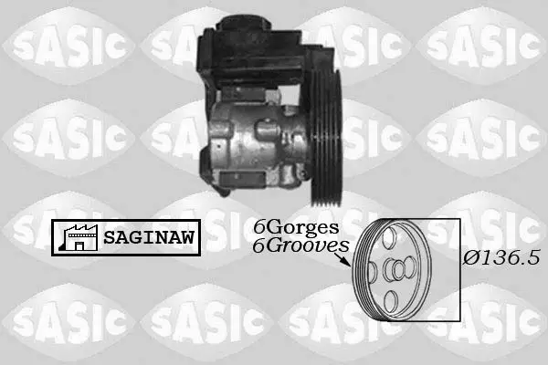 Pompe hydraulique, direction SASIC 7070023