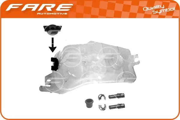 Vase d'expansion, liquide de refroidissement FARE 3600