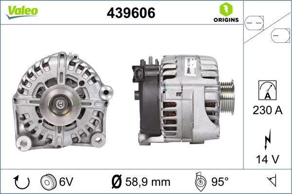 Alternateur VALEO 439606
