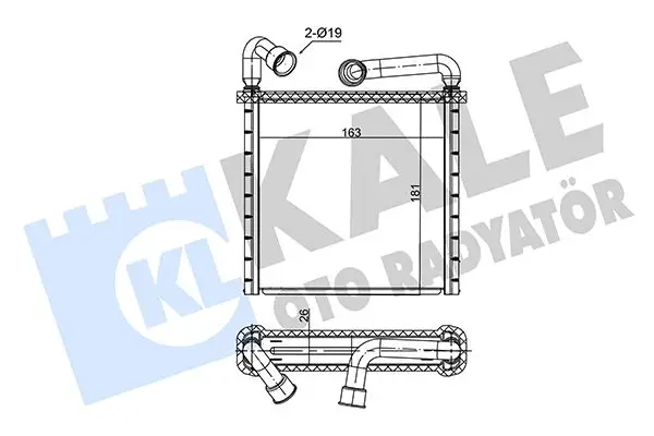 Radiateur chauffage KALE OTO RADYATÖR 352180