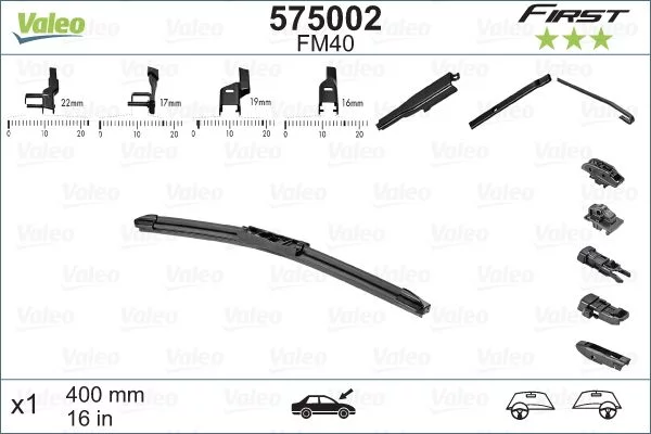 Balai d'essuie-glace VALEO 575002