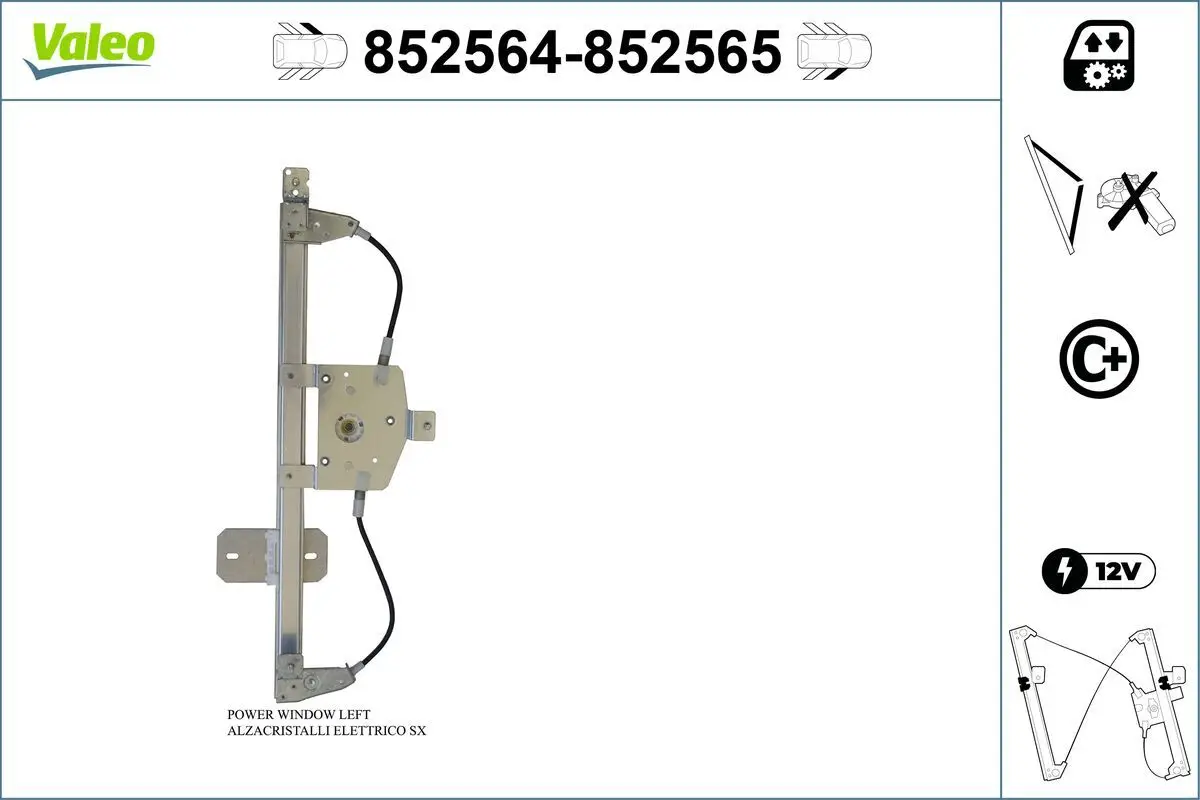 Lève-vitre VALEO 852564