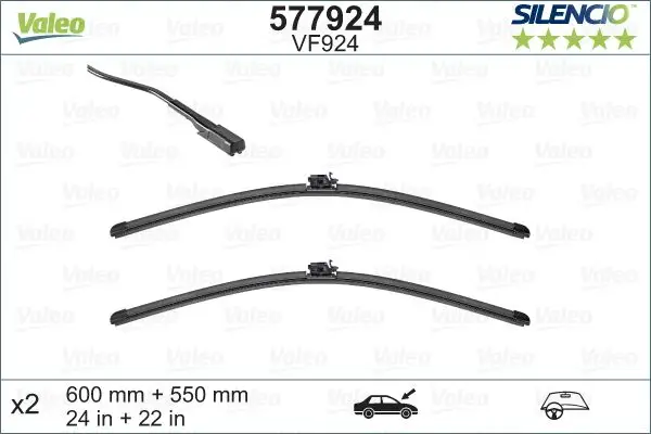 Balai d'essuie-glace VALEO 577924