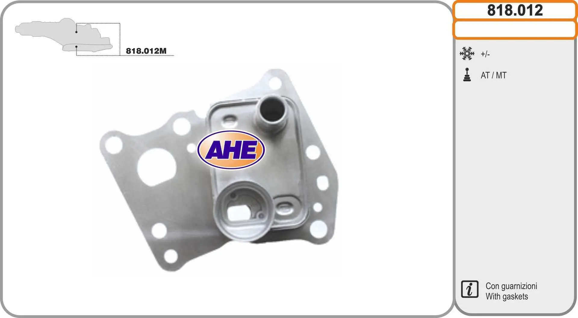 Radiateur d'huile AHE 818.012