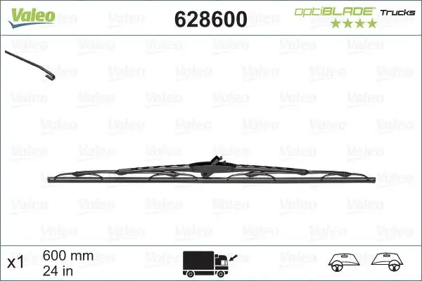 Balai d'essuie-glace VALEO 628600