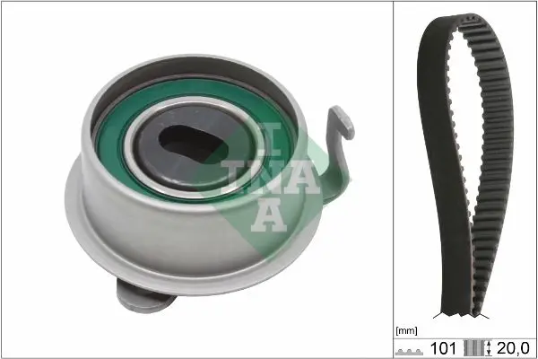 Kit de courroie crantée INA 530 0355 10
