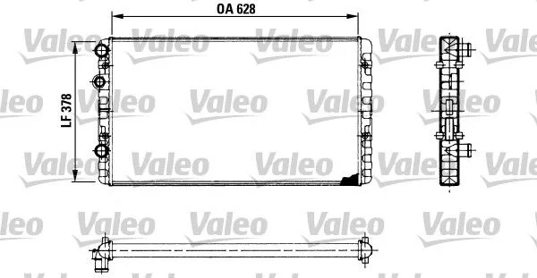 Radiateur, refroidissement du moteur VALEO 730955