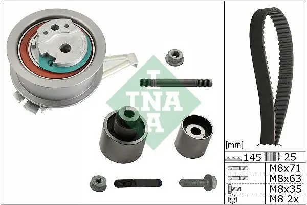 Kit de courroie crantée INA 530 0759 10