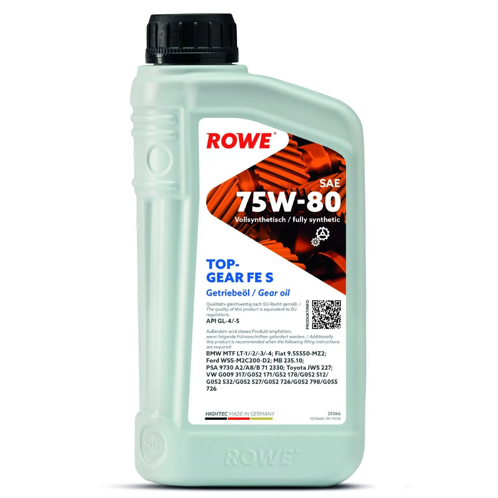 Huile pour boîte de vitesses et pont ROWE 75W80 1L