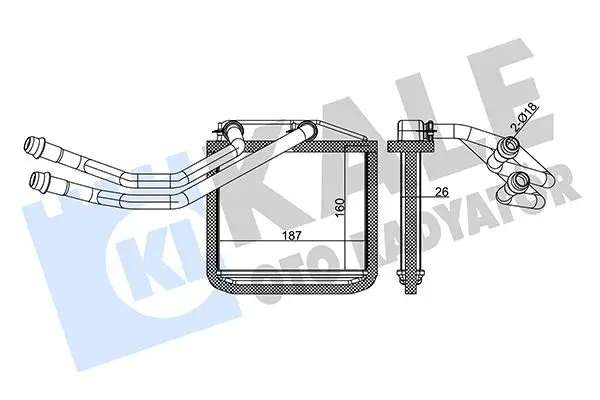 Radiateur chauffage KALE OTO RADYATÖR 350515