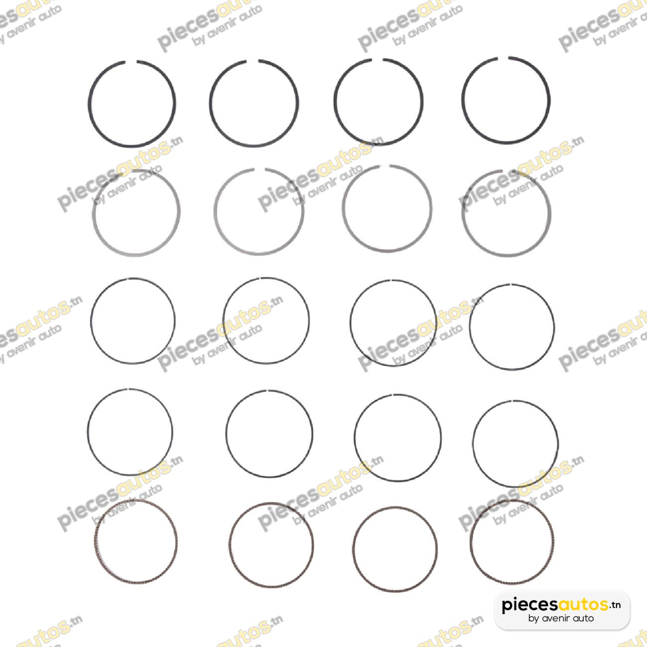 Jeu de segments de pistons Bapmic BF0424480011