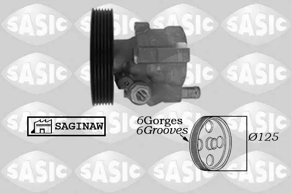 Pompe hydraulique, direction SASIC 7074012