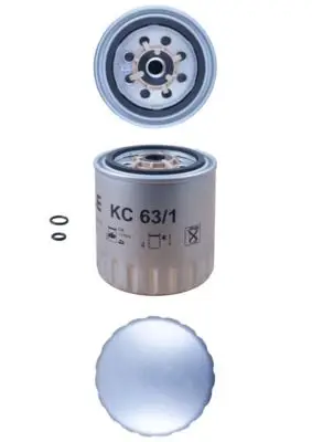 Filtre à carburant MAHLE ORIGINAL KC 63/1D