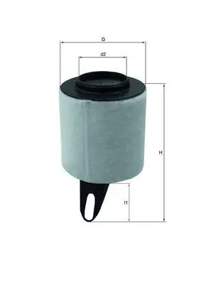 Filtre à air MAHLE ORIGINAL LX 1650