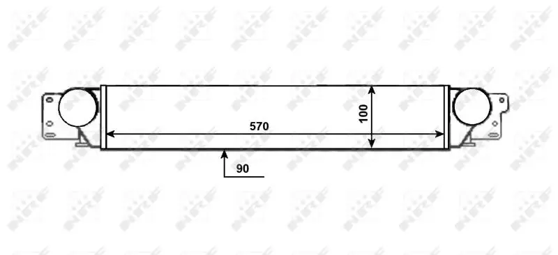 Intercooler, échangeur NRF 309087