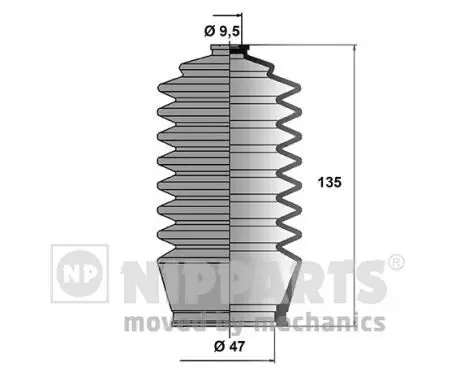 Soufflet direction NIPPARTS J2842002