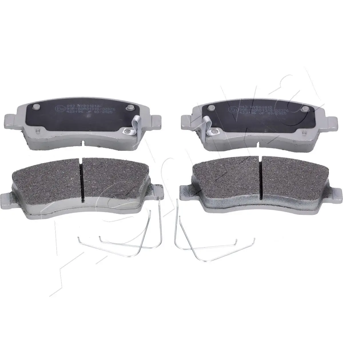 Kit de plaquettes de frein ASHIKA 50-00-043