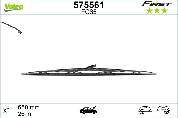 Balai d'essuie-glace VALEO 575561