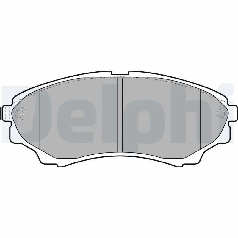 Kit de plaquettes de frein DELPHI LP2036