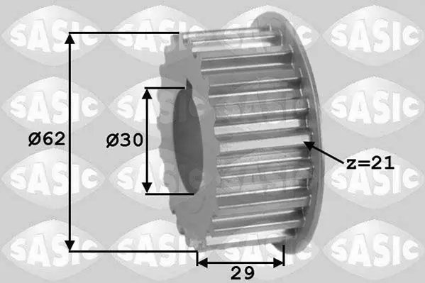 Roue dentée, vilebrequin SASIC 1600001