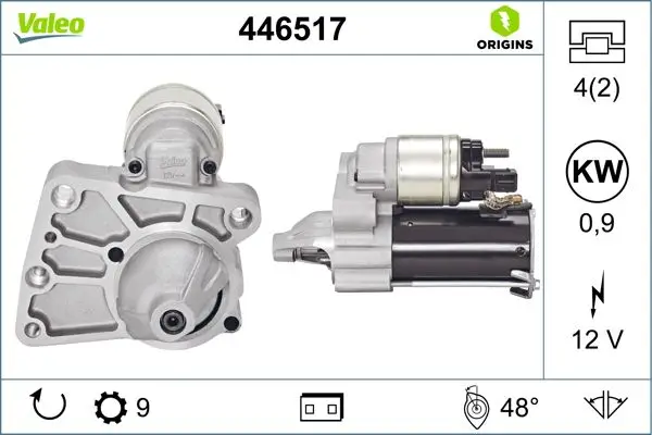 Démarreur VALEO 446517