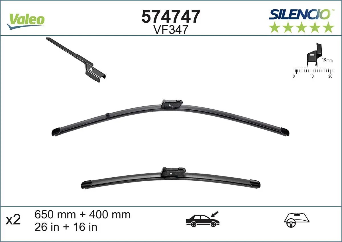 Balai d'essuie-glace VALEO 574747
