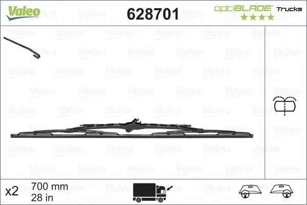 Balai d'essuie-glace VALEO 628701
