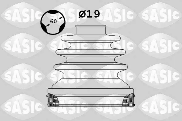 Soufflet, arbre de commande SASIC 1904032