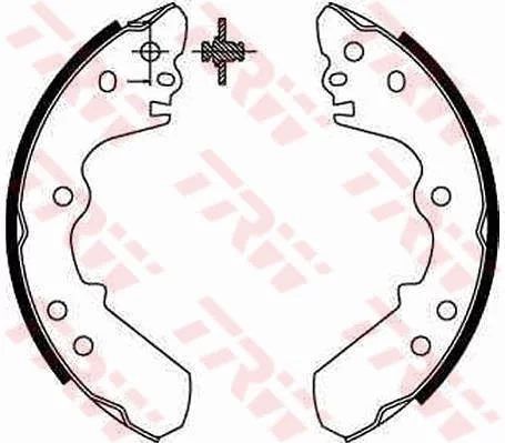Jeu de mâchoires de frein TRW GS8551
