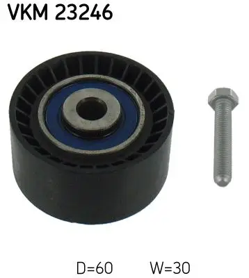 Poulie renvoi/transmission, courroie de distribution SKF VKM 23246