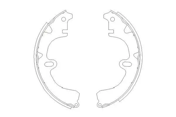 Jeu de mâchoires de frein KAVO PARTS KBS-9918