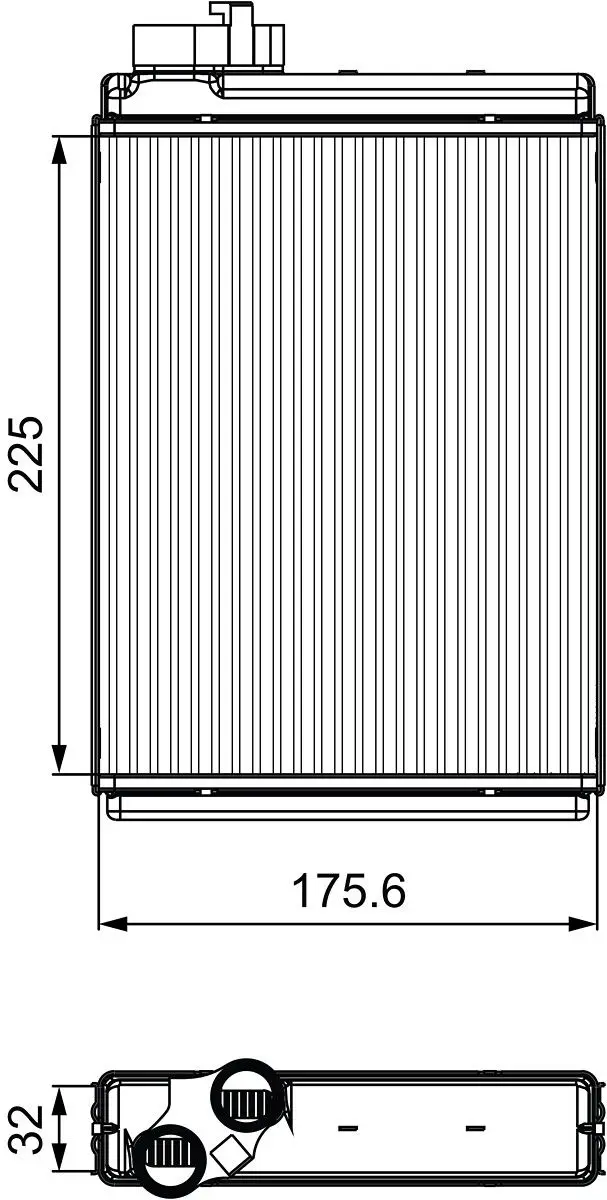 Radiateur chauffage VALEO 811507