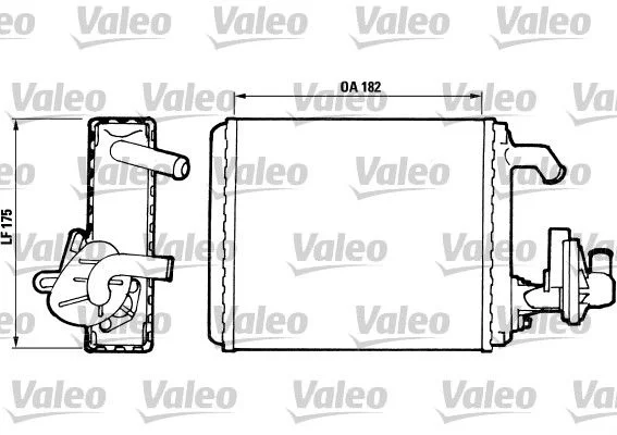 Radiateur chauffage VALEO 811065