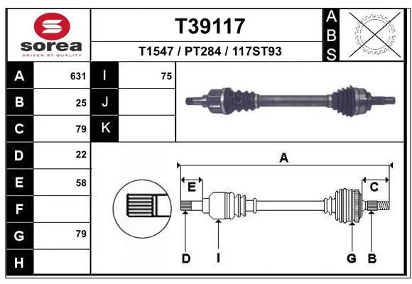 Cardan EAI T39117